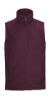 Fleecová vesta - Russel, farba - burgundy, veľkosť - XS