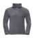 Fleecová bunda s krátkym zipsom - Russel, farba - convoy grey, veľkosť - XS