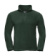 Fleecová bunda s krátkym zipsom - Russel, farba - bottle green, veľkosť - XS