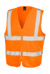 Zip I.D Safety Tabard - Result, farba - fluorescent orange, veľkosť - 2XL/3XL