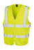 Reflexná vesta na zips Tabard - Result, farba - fluorescent yellow, veľkosť - S/M