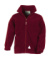 Detská fleecová bunda so zipsom - Result, farba - burgundy, veľkosť - 2XS (3-4)