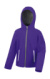 Detský Softshell s kapucňou TX Performance - Result, farba - purple/grey, veľkosť - L (9-10)