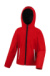 Detský Softshell s kapucňou TX Performance - Result, farba - red/black, veľkosť - 2XL (13-14)