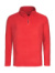 Fleece Half-Zip - Stedman, farba - scarlet red, veľkosť - M