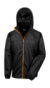 HDI Quest tenká bunda s vreckou pre uskladnenie - Result, farba - black/orange, veľkosť - XS