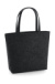Plstený Shopper - Bag Base, farba - charcoal melange, veľkosť - One Size