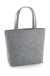 Plstený Shopper - Bag Base, farba - grey melange, veľkosť - One Size
