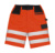 Bezpečnostné krátke nohavice Cargo - Result, farba - fluorescent orange, veľkosť - XS