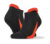 3-balenie športových ponožiek do tenisiek - Spiro, farba - black/red, veľkosť - S/M