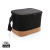 Dvojtónová chladiaca taška s korkovým detailom - XD Collection, farba - čierna