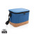 Dvojtónová chladiaca taška s korkovým detailom - XD Collection, farba - modrá