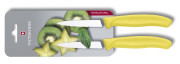 Victorinox Swiss Classic Súprava nožov so zúbkovanou čepeľou 2-dielna žltá
