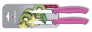 Victorinox Swiss Classic Súprava nožov so zúbkovanou čepeľou 2-dielna ružová - Victorinox
