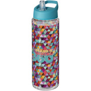 H2O Vibe 850ml športová fľaška s viečkom so slamkou