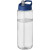 H2O Vibe 850ml športová fľaška s viečkom so slamkou, farba - průhledná