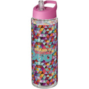 H2O Vibe 850ml športová fľaška s viečkom so slamkou