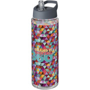 H2O Vibe 850ml športová fľaška s viečkom so slamkou