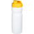 Športová fľaška s vyklápacím viečkom 650 ml, farba - bílá