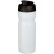 Športová fľaška s vyklápacím viečkom 650 ml, farba - průhledná