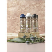 Športová fľaška s vyklápacím viečkom H2O Eco 650ml