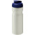 Športová fľaška s vyklápacím viečkom H2O Eco 650ml, farba - slonovinově bílá