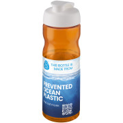 Športová fľaška s vyklápacím viečkom H2O Eco 650ml