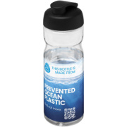 Športová fľaška s vyklápacím viečkom H2O Eco 650ml