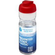 Športová fľaška s vyklápacím viečkom H2O Eco 650ml