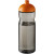 Športová fľaška s kupolovitým viečkom H2O Eco 650ml, farba - charcoal