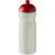Športová fľaška s kupolovitým viečkom H2O Eco 650ml, farba - slonovinově bílá