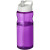 Športová fľaška s viečkom a slamkou 650ml, farba - purpurová