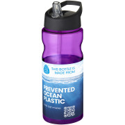 Športová fľaška s viečkom a slamkou 650ml