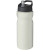 Športová fľaška s viečkom a slamkou 650ml, farba - slonovinově bílá