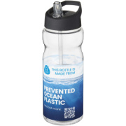 Športová fľaška s viečkom a slamkou 650ml