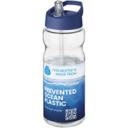 Športová fľaška s viečkom a slamkou 650ml