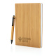 Bambusový set zápisníka A5 a perá - XD Collection