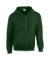 HB Zip Hooded mikina - Gildan, farba - dark green