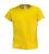 Kid color T-shirt, farba - žltá