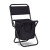 Skladacia stolička a batoh, farba - černá