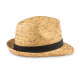 Prírodný slamený klobúk