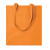 Nákupná taška z bavlny 180 g/m², farba - oranžová