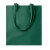 Nákupná taška z bavlny 180 g/m², farba - tmavě zelená