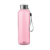 RPET fľaška 500ml, farba - transparentní růžová