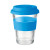 Sklenený pohár, farba - modrá