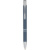 Moneta stláčacie guľôčkové pero s jemným úchopom, farba - hale modrá