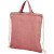 Pheebs - batoh z recyklovanej bavlny 150 g/m², farba - vřesová červená