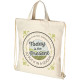 Pheebs šnúrkový batoh z recyklovanej bavlny 210 g/m²