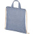 Pheebs šnúrkový batoh z recyklovanej bavlny 210 g/m², farba - vřesová modř