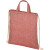 Pheebs šnúrkový batoh z recyklovanej bavlny 210 g/m², farba - vřesová červená
